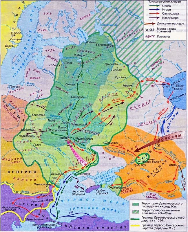 Мапа новгородських словян