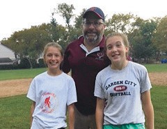 Fast-Pitch Pitchers Ryan and Avery with Coach Drew