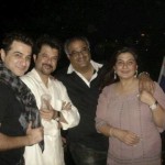 Anil Kapoor With His Siblings- Sanjay, Boney, Reena (Left to Right)
